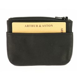 ARTHUR & ASTON Porte-Monnaie Zippe Cuir Gras | Porte-Monnaie