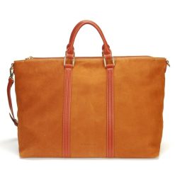 ARTHUR & ASTON Sac De Voyage Marina En Cuir Suede | Sac De Voyage