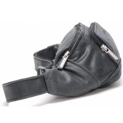 ARTHUR & ASTON Banane Cristiano Cuir Destroy | Pochette Ceinture